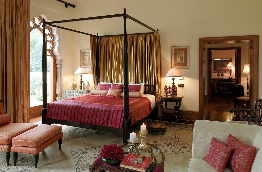 Taj Rambagh Palace - Bedroom - India